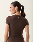 Camiseta Feminina - Marrom ROWA STORE DI9