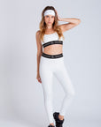 Legging Reverse com elástico na cintura - Branco