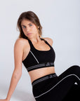 Top Reverse com elástico de sustentação - Preto