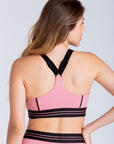 Top Reverse com elástico de sustentação - Rosa