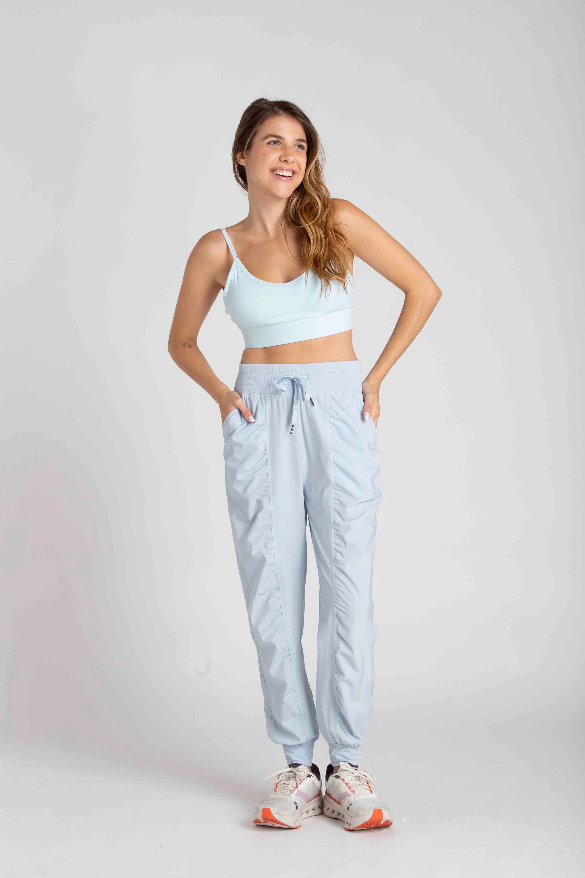 健行褲 - 淡藍色