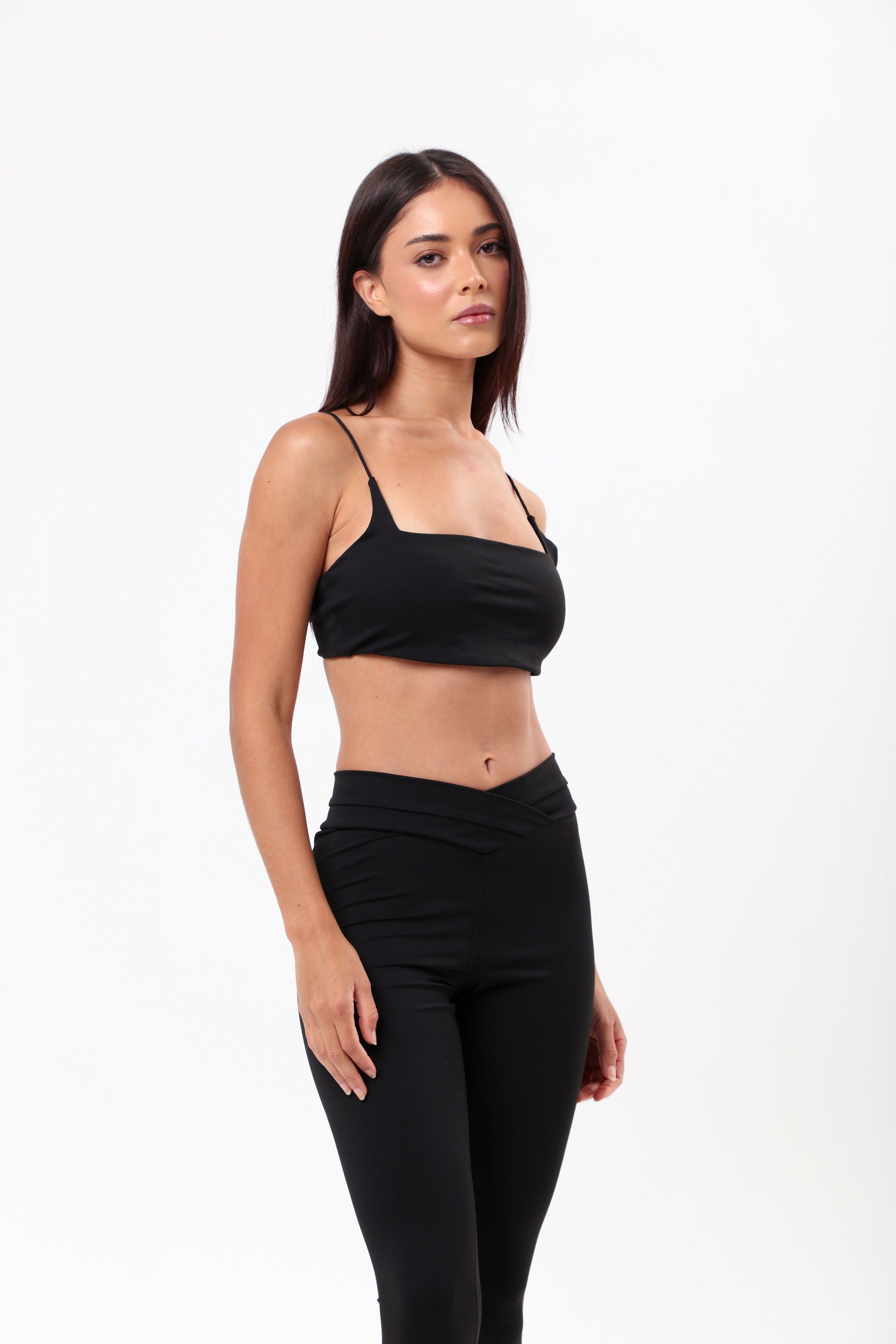 Top Vania Alça Fina - Preto