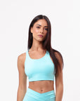 Top Vania Triângulo - Verde Tiffany