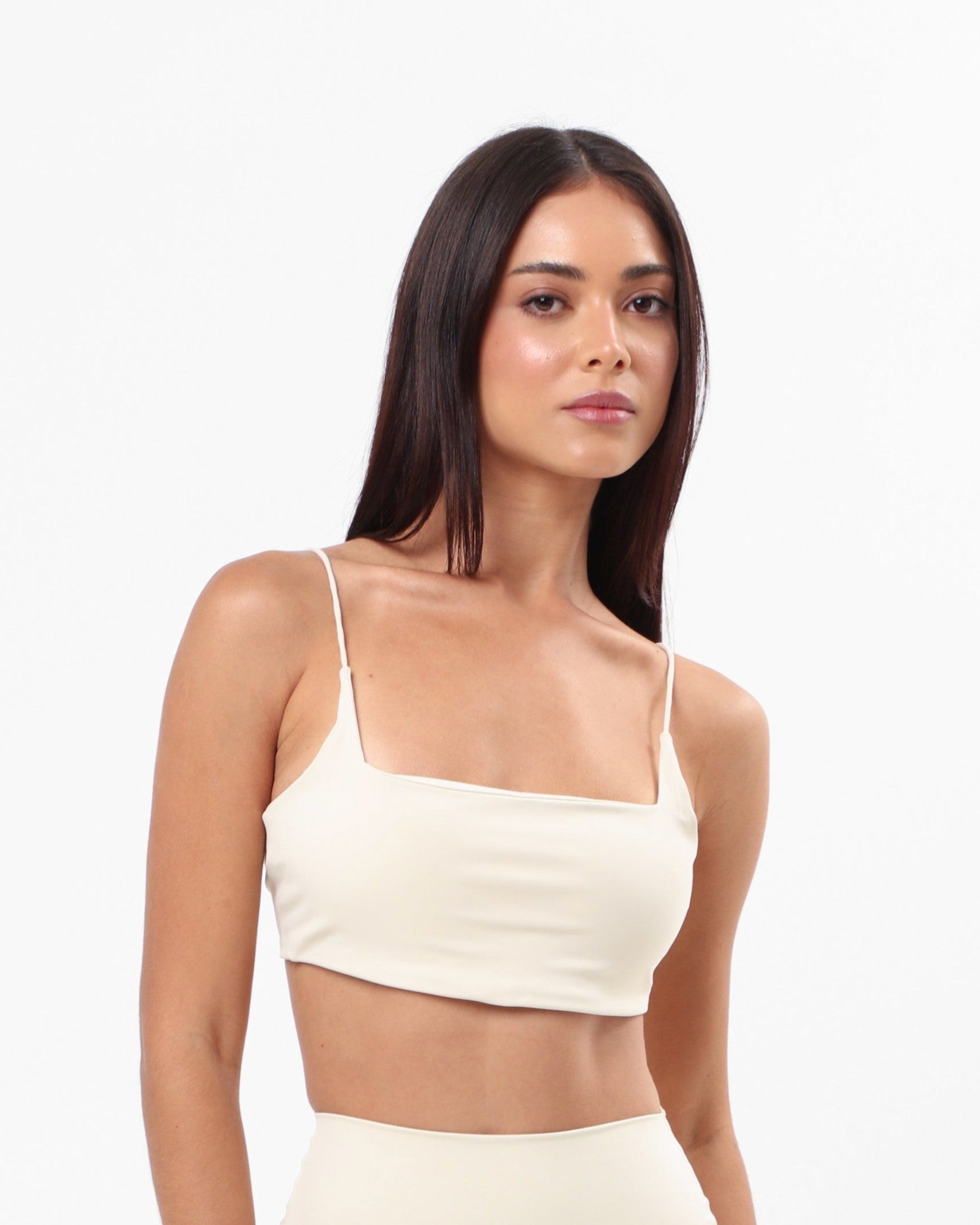 Top Vania Alça Fina - Off-white