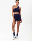 Shorts Canelado Wanda - Azul Marinho