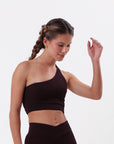 Top Nadador Canelado Wanda - Marrom