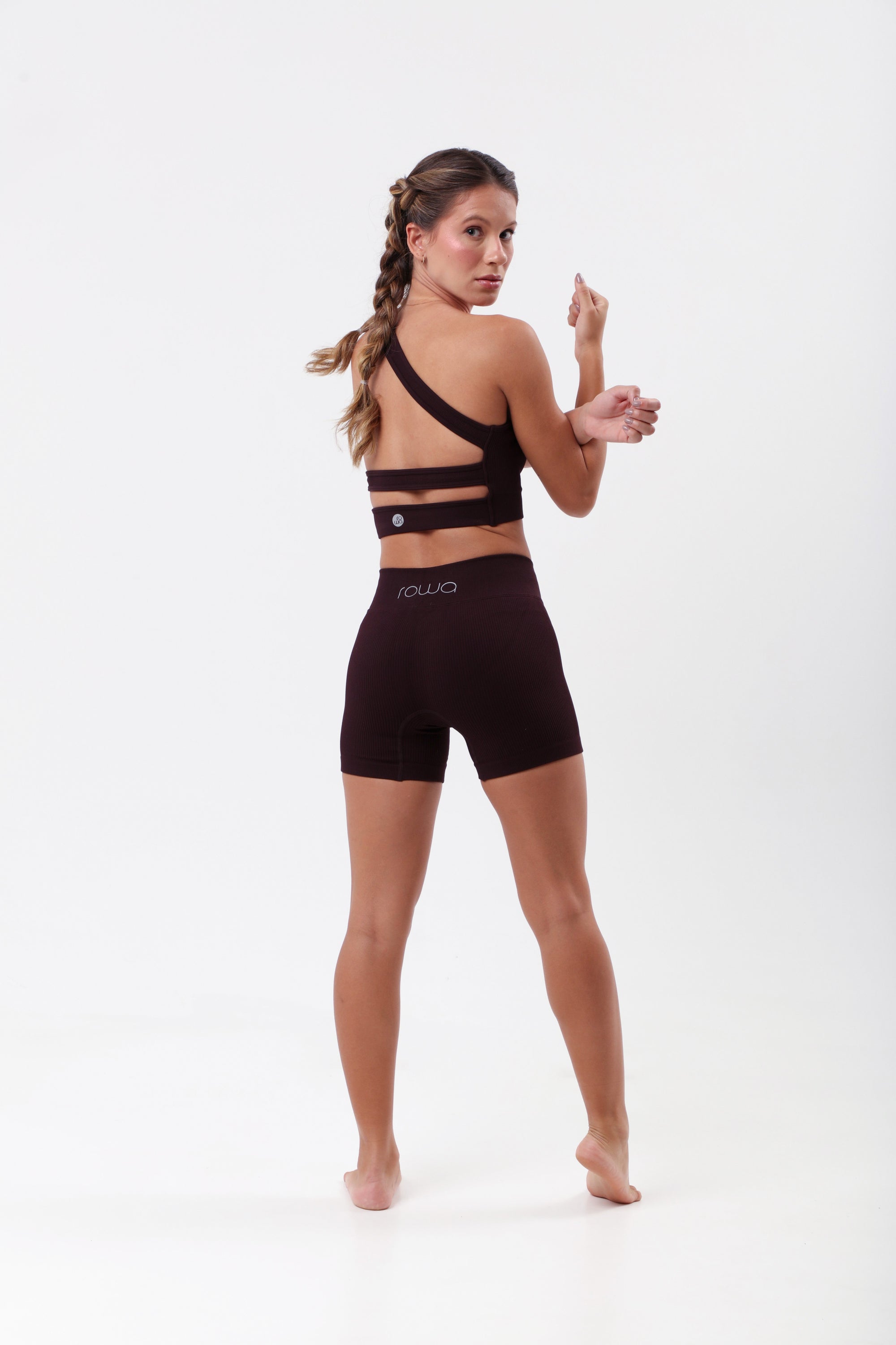 Top Nadador Canelado Wanda - Marrom