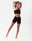 Top Nadador Canelado Wanda - Marrom