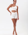 Shorts Canelado Wanda - Branco