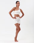 Shorts Canelado Wanda - Branco