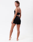 Top Alça Canelado Wanda - Preto