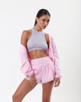 Jaqueta Corta Vento High - Rosa
