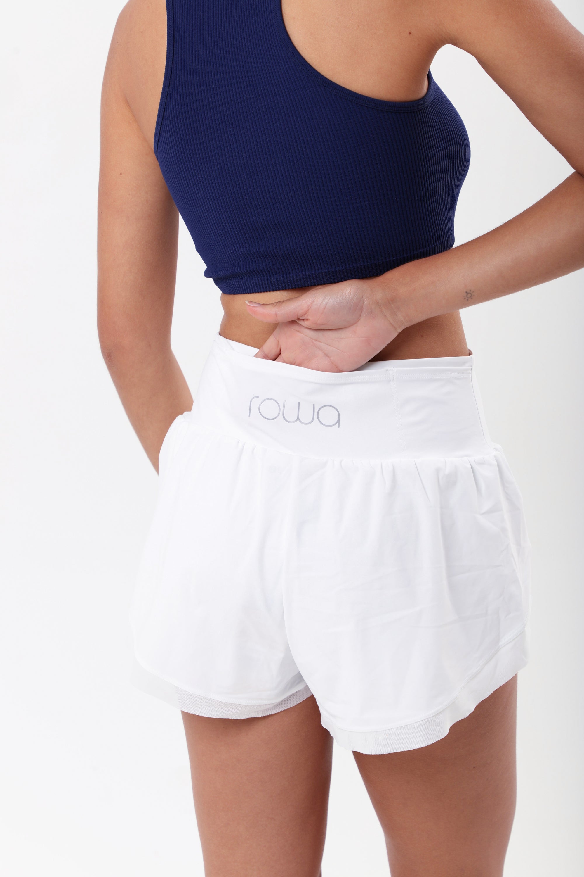 Shorts High Rowa - Branco