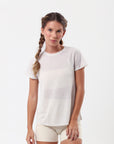 Camiseta Destroyed Rowa - Branco