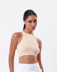 Regata Cropped Canelada Juju - Bege