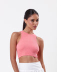 Regata Cropped Canelada Juju - Rosa