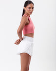 Regata Cropped Canelada Juju - Rosa