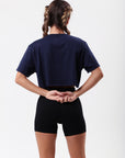 Cropped Simply Rowa - Azul Marinho
