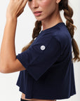 Cropped Simply Rowa - Azul Marinho
