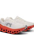 On Running Cloudmonster 1 Feminino White / Flame