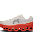 On Running Cloudmonster 1 Feminino White / Flame
