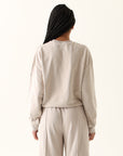 Blusa Moletom Modal - Bege ROWA STORE DI7