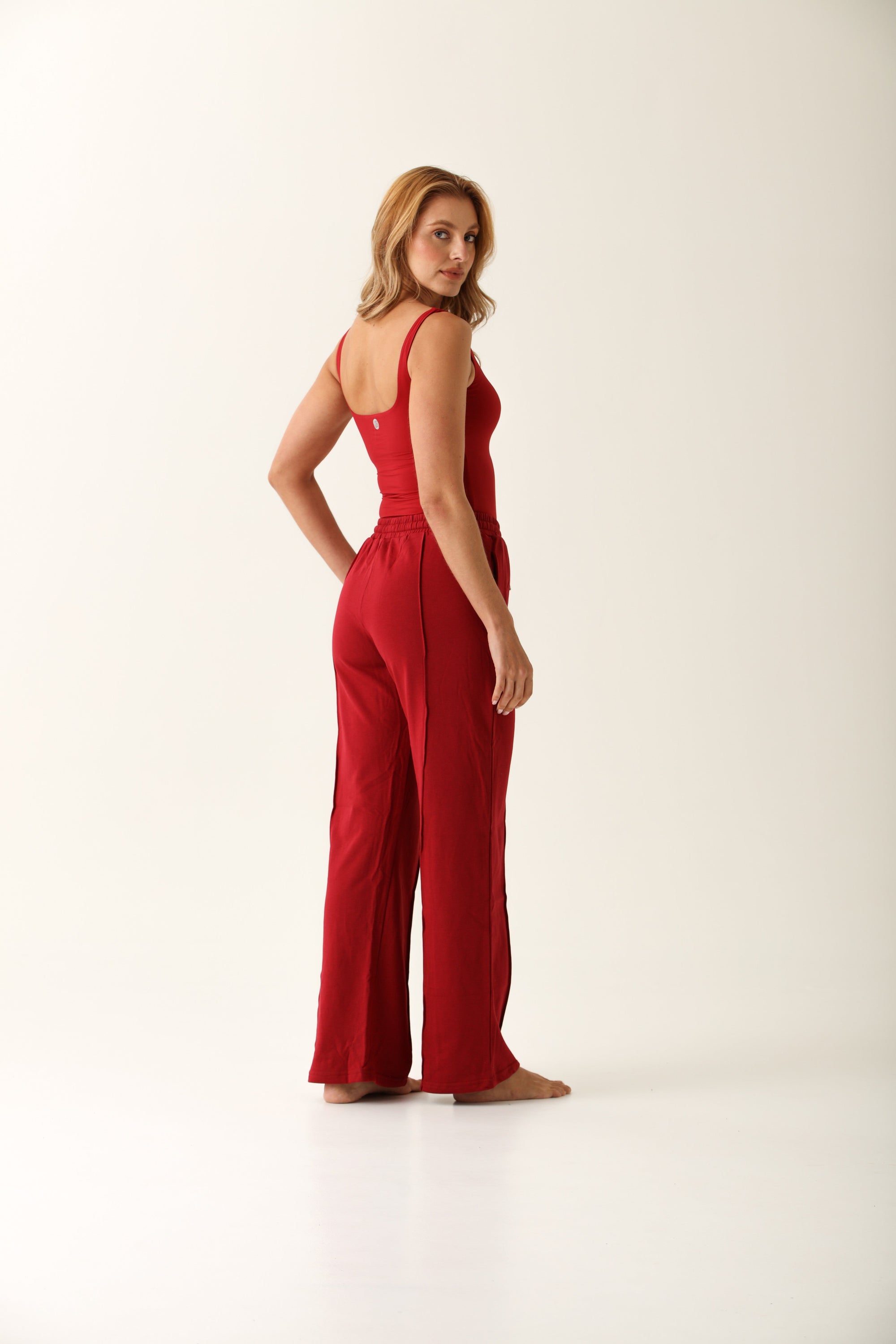 Calça Moletom Modal - Vermelho ROWA STORE DI7
