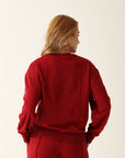 Blusa Moletom Modal - Vermelho ROWA STORE DI7