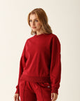 Blusa Moletom Modal - Vermelho ROWA STORE DI7
