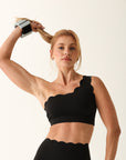 Top Assimétrico Heart - Preto ROWA STORE DI4