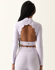 Top Heart de Manga Longa - Lavanda ROWA STORE DI4