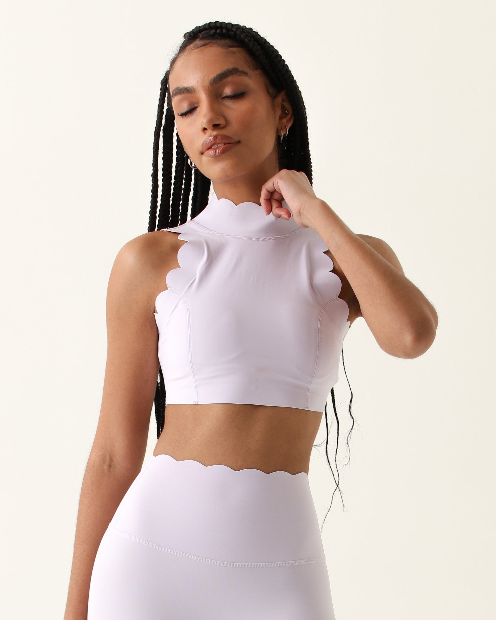 Top Heart Sem Manga - Lavanda ROWA STORE DI4