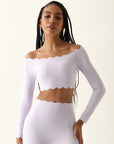 Top Heart Ombro a Ombro - Lavanda ROWA STORE DI4