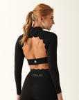 Top Heart de Manga Longa - Preto ROWA STORE DI4