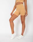 Butt Lifting Short Skirt - Latte