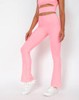 Calça Flare Isa - Rosa Chiclete