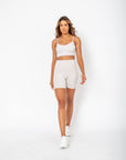 Silvia Top with Corset Cut - Ice
