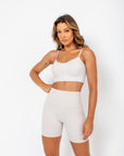 Silvia Top with Corset Cut - Ice
