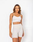 Silvia Top with Corset Cut - Ice