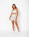 Silvia Top with Corset Cut - Ice