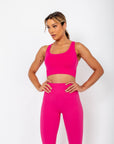 Top Stephanie com Detalhe Cruzado nas Costas - Pink