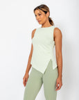 Regata Marcela com Amarração Lateral - Verde Mint