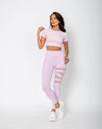 Anita Leggings with sheer details - Pink