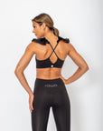 Top Angel com Manguinha Estilizada - Preto