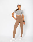 Cropped Lu com abertura nas costas - Cinza