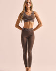 Legging Memel - Marrom e Azul Bebê