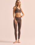 Legging Memel - Marrom e Azul Bebê