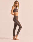 Legging Memel - Marrom e Azul Bebê