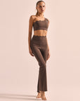 Legging Heart Flaire - Marrom