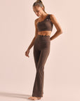 Legging Heart Flaire - Marrom